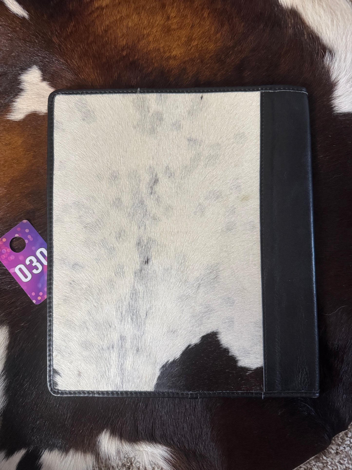 Cowhide Portfolio Organizer (#030)