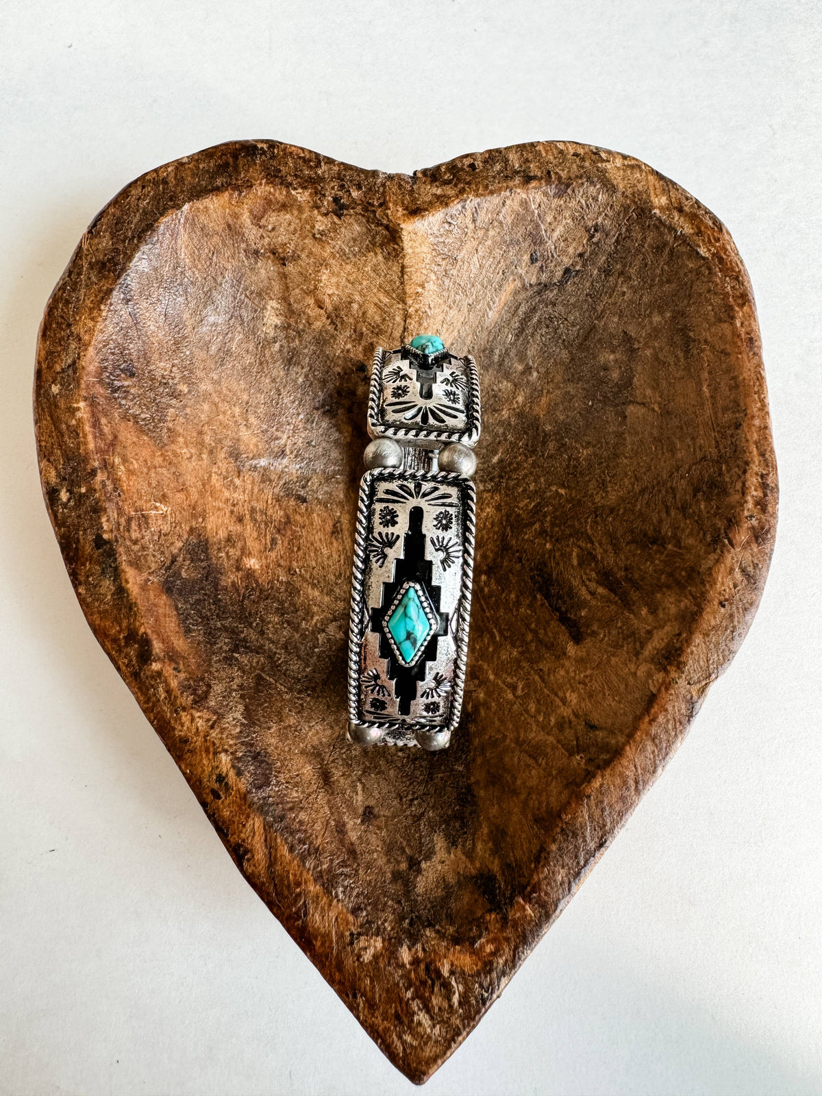 Western Aztec Stone Stretch Bracelet
