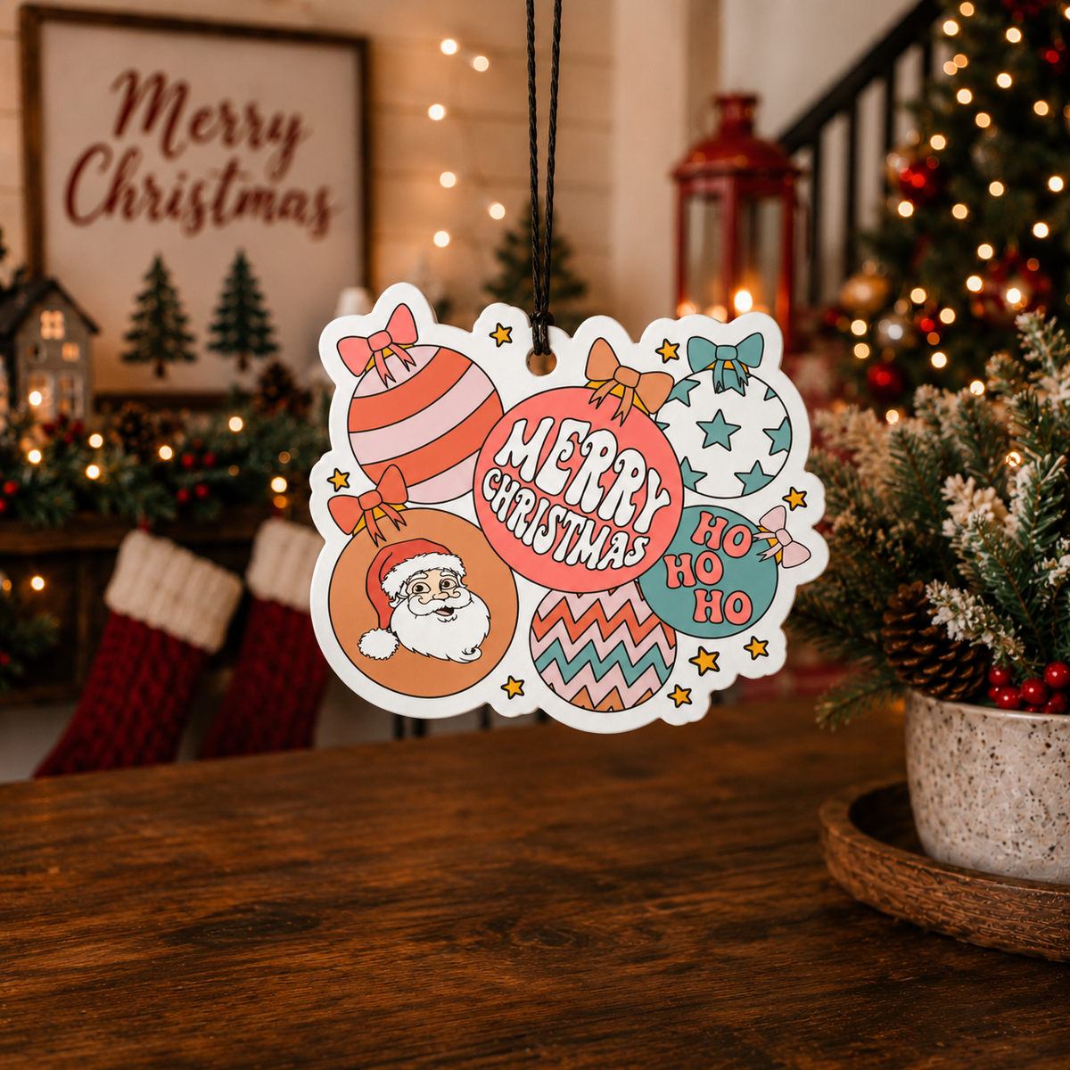 Funny Christmas Gifts Cheap | Hanging Air Freshener: Straight Outta / Vanilla