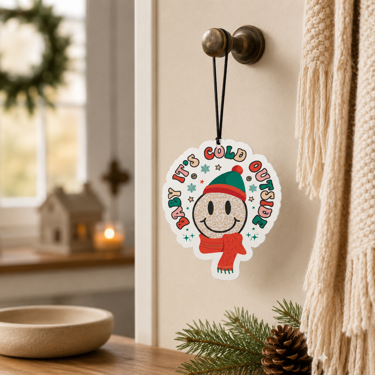 Funny Christmas Gifts Cheap | Hanging Air Freshener: Straight Outta / Vanilla