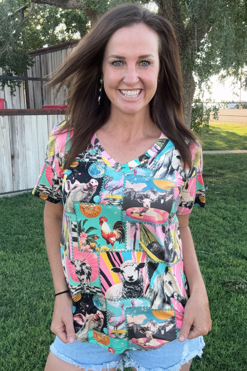 Rowdy Ranch Top: M