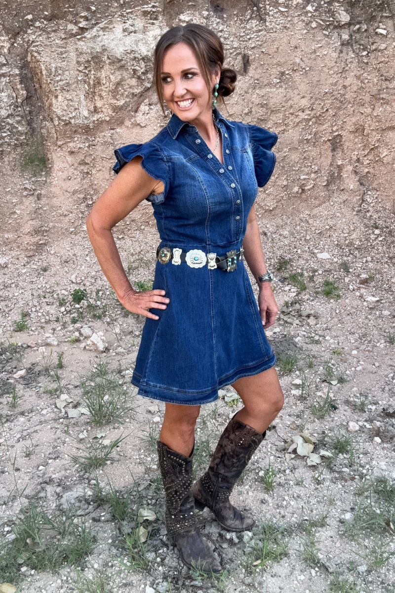 Denim Darling Dress: M
