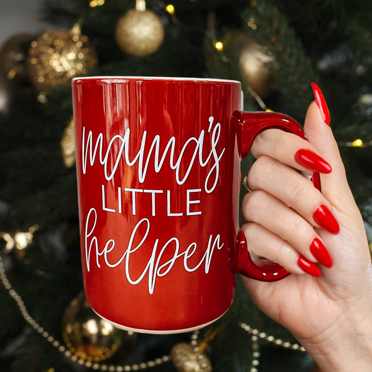 Funny Christmas Home Decor & Gifts | Holiday Coffee Mugs : Silent Night-GREEN