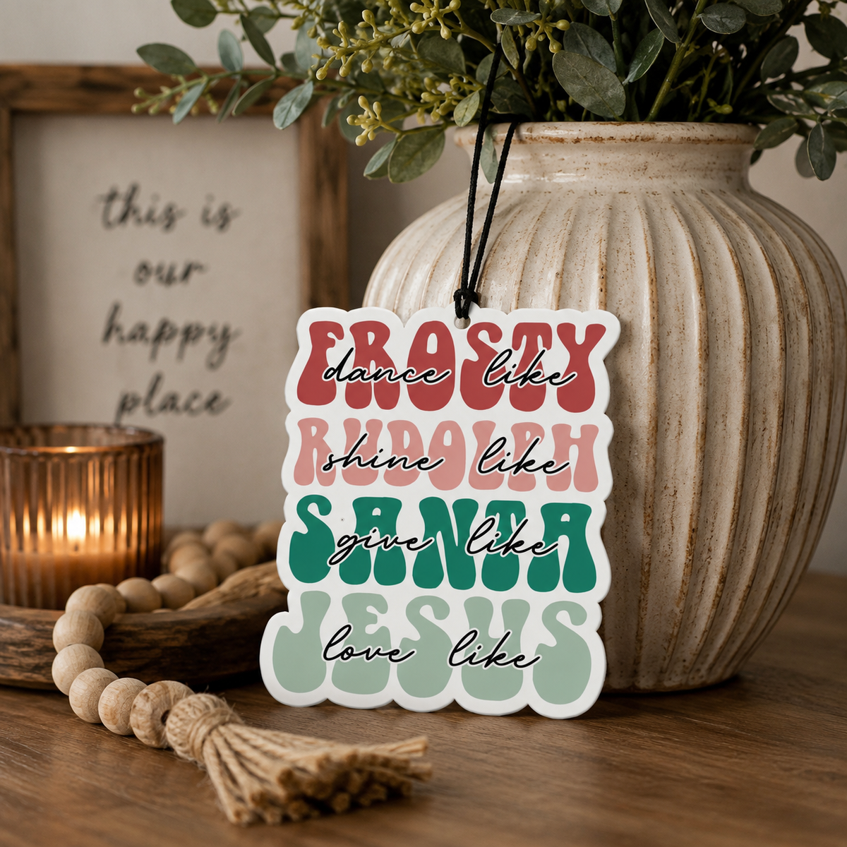 Funny Christmas Gifts Cheap | Hanging Air Freshener: Straight Outta / Vanilla