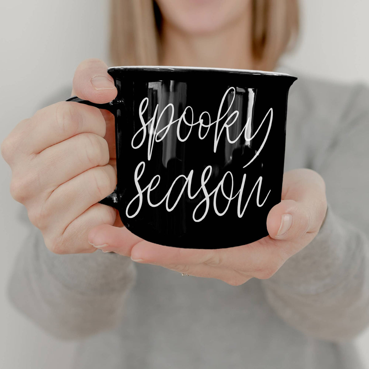 Pumpkin Spice Orange Ceramic Coffee Mug Funny Fall Drinkware: Horror Movies (orange)