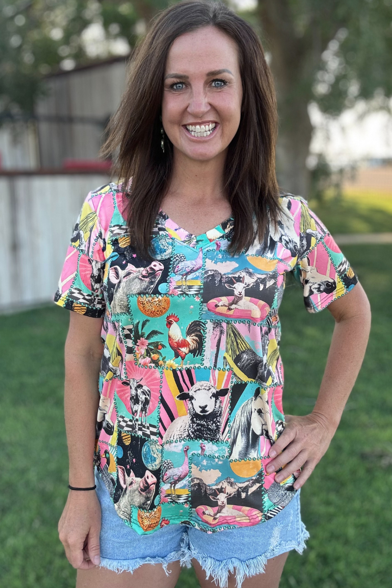 Rowdy Ranch Top: M