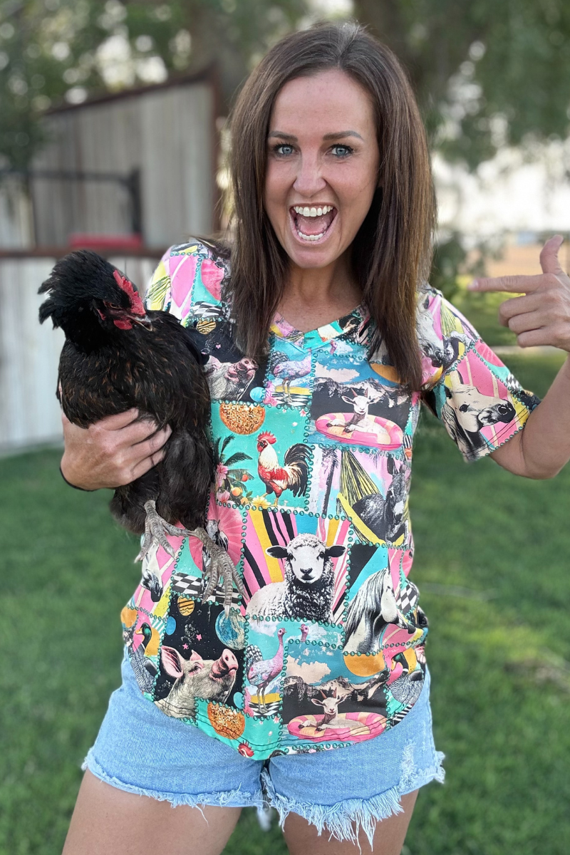 Rowdy Ranch Top: M