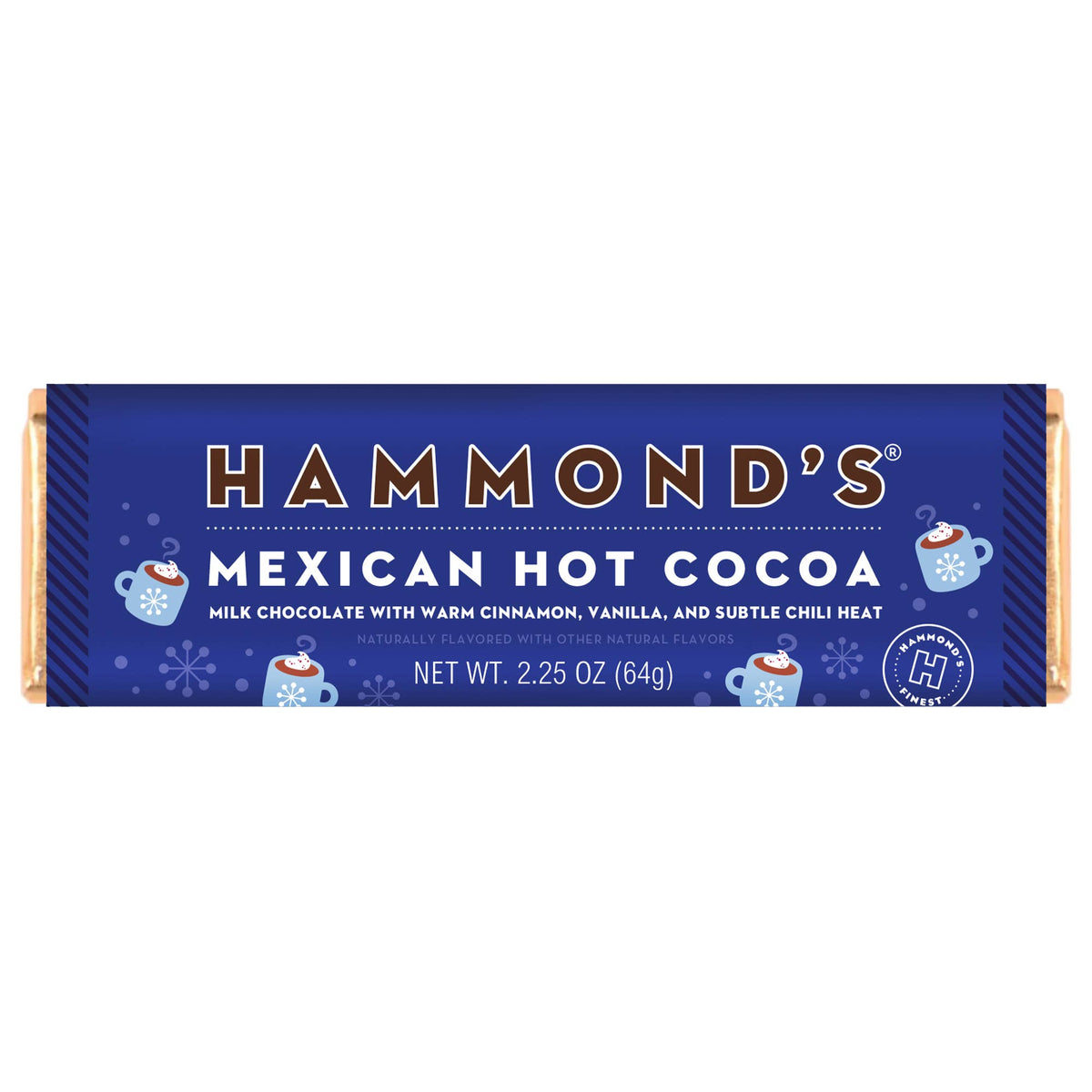 Candy Bar - Milk Chocolate - Mexican Hot Cocoa - 2.25 oz