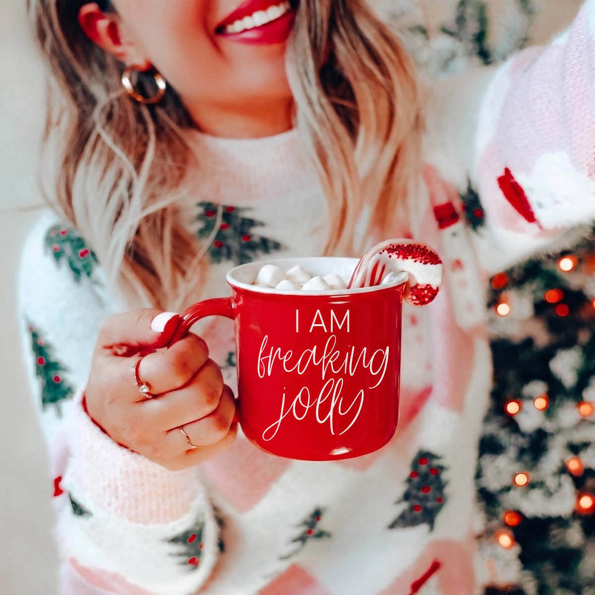 Grinch Face Mugs, Sarcastic Christmas Cup Holiday Humor Gift: Grinch Face-GREEN