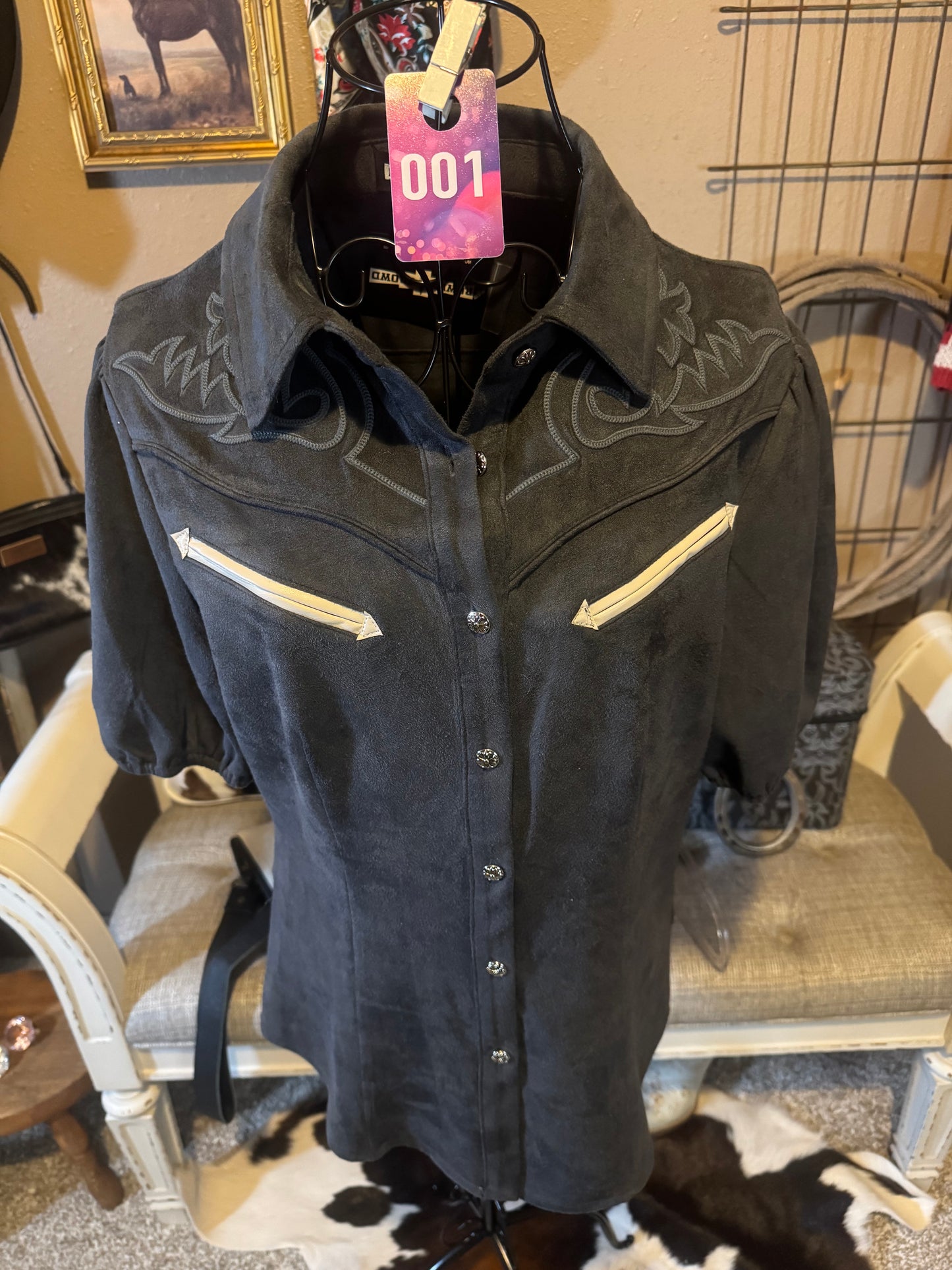 Rowdy Crowd Western Top (#001) 🤎