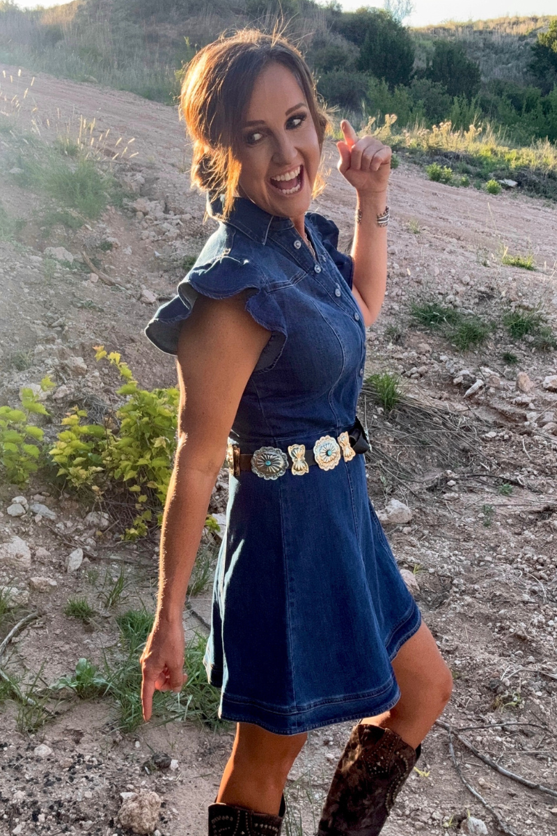 Denim Darling Dress: S