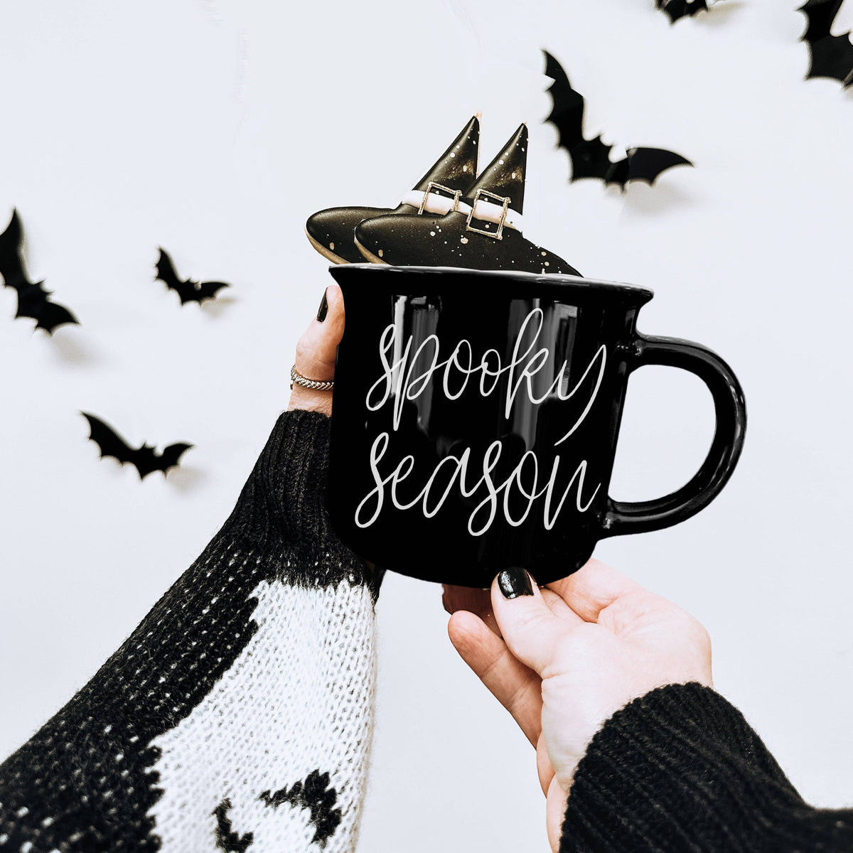 Pumpkin Spice Orange Ceramic Coffee Mug Funny Fall Drinkware: Horror Movies (orange)