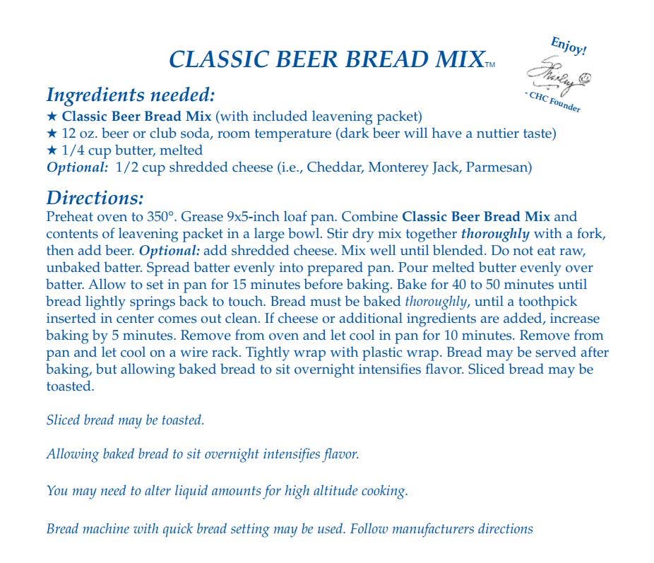 Classic Beer Bread Mix