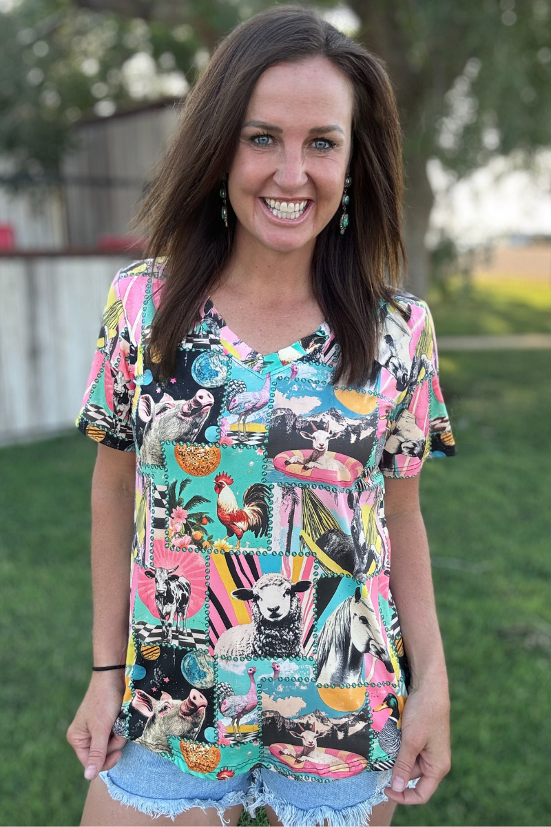 Rowdy Ranch Top: M