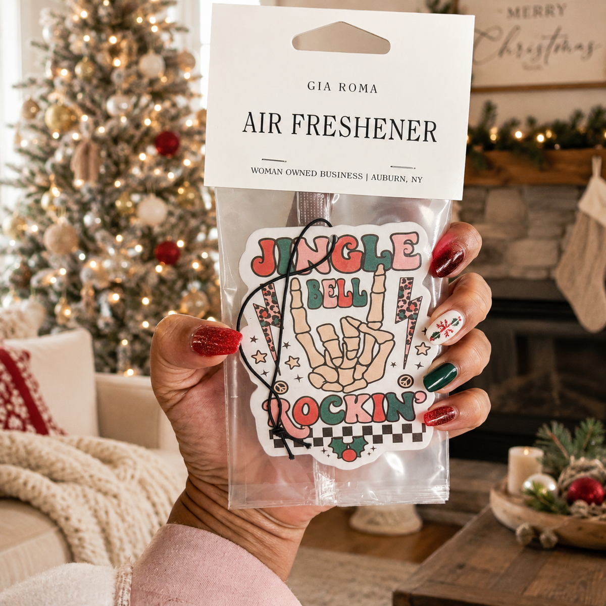 Funny Christmas Gifts Cheap | Hanging Air Freshener: Straight Outta / Vanilla