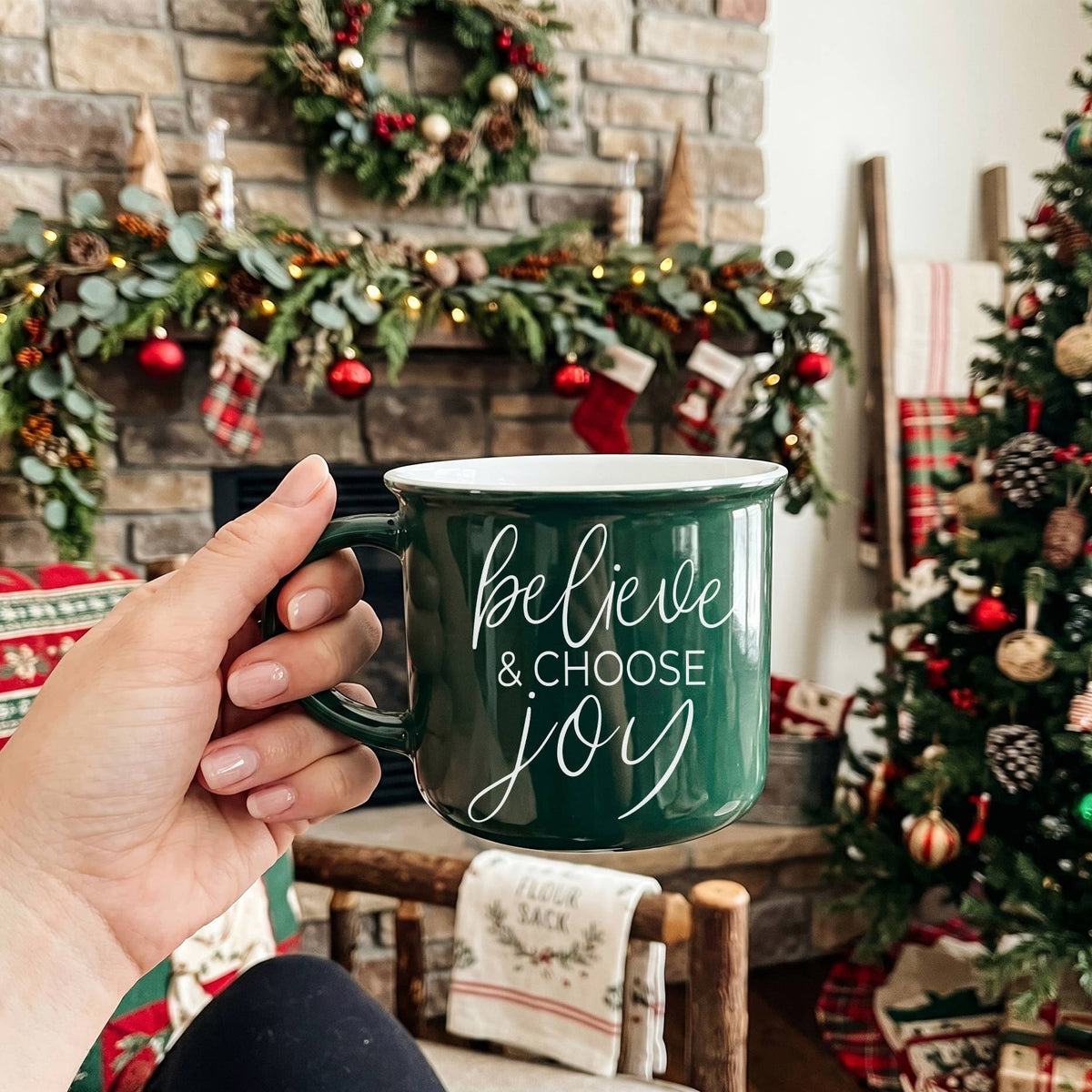 Funny Christmas Home Decor & Gifts | Holiday Coffee Mugs : Silent Night-GREEN